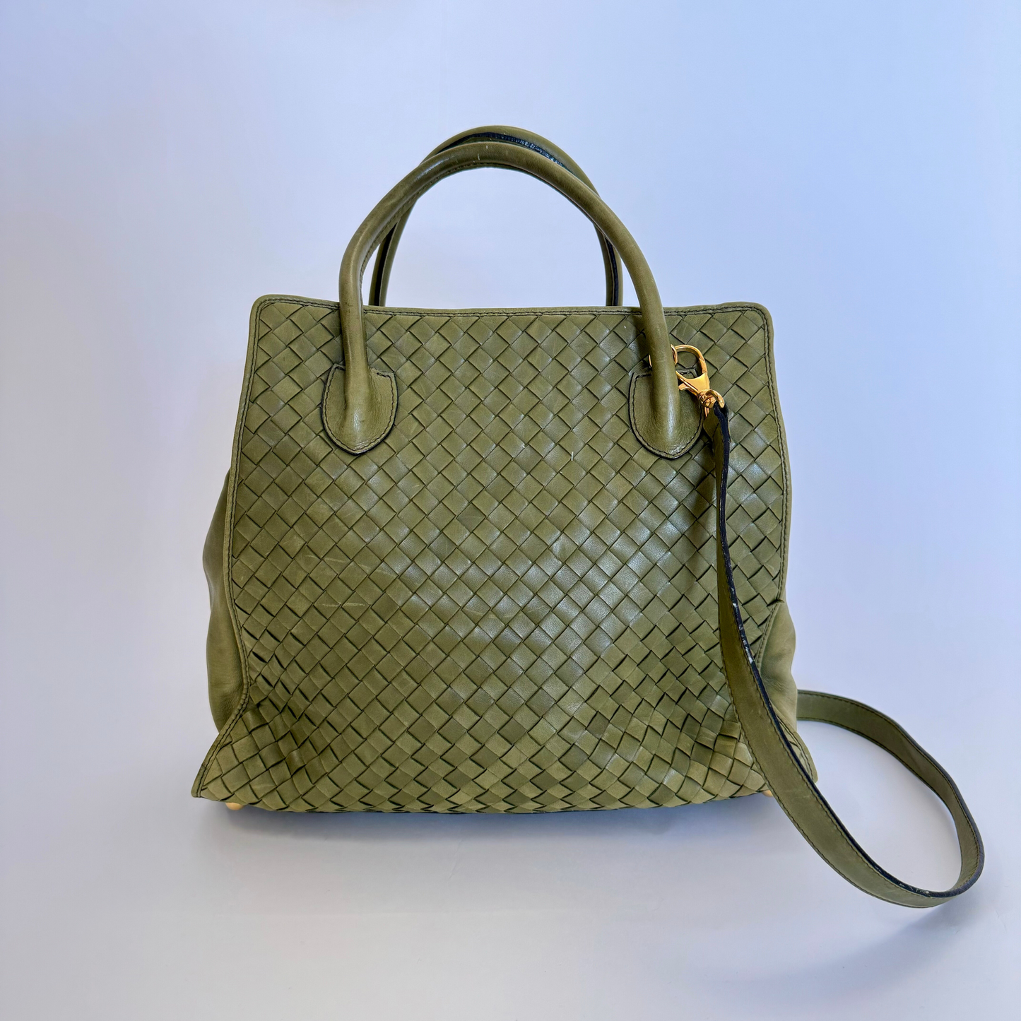 Vintage Bottega Veneta Intrecciato Hand Bag