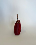 Gucci Bamboo Suede 2way Red Bag