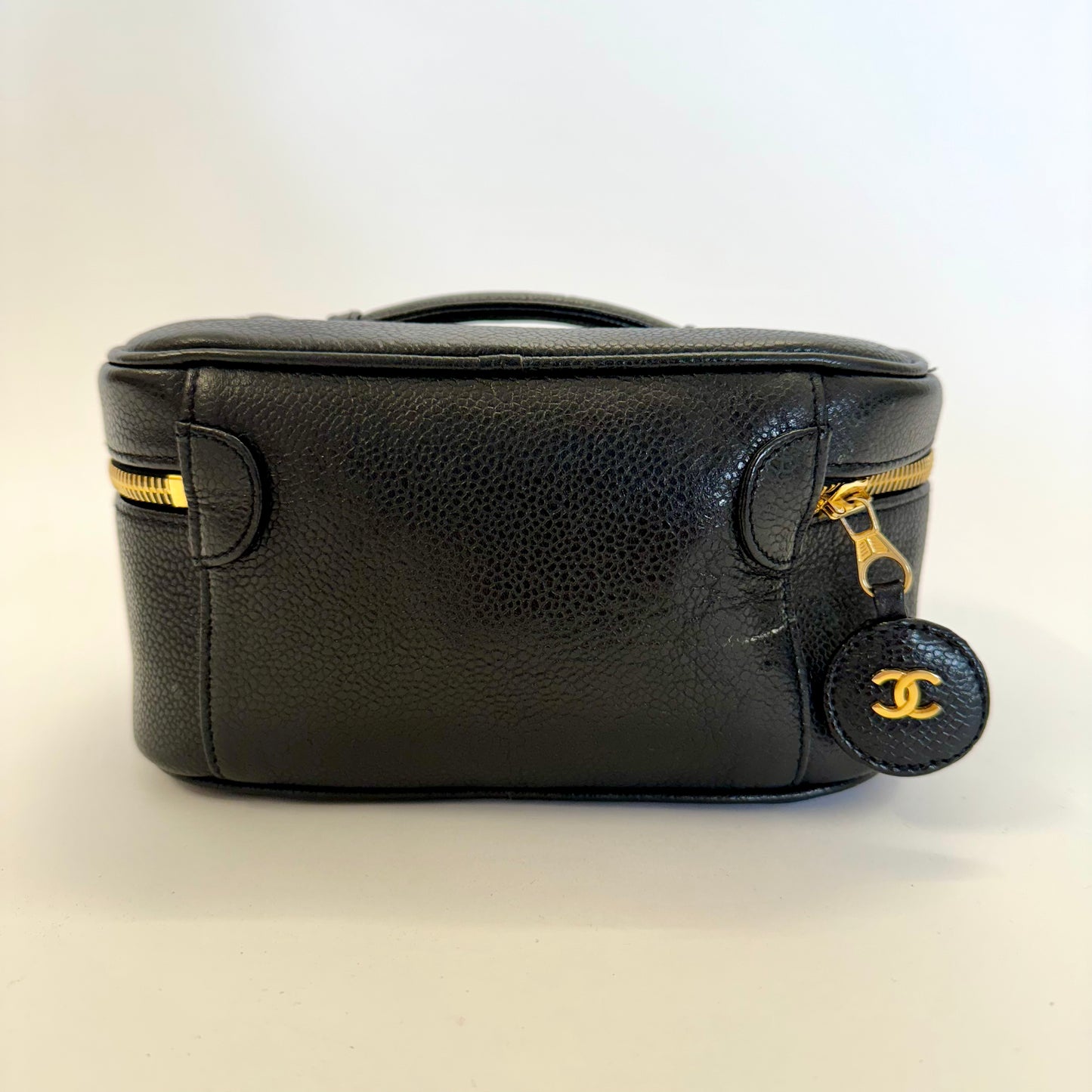 Vintage Chanel Black Vanity Bag